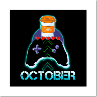 October Coffee Gamer Posters and Art